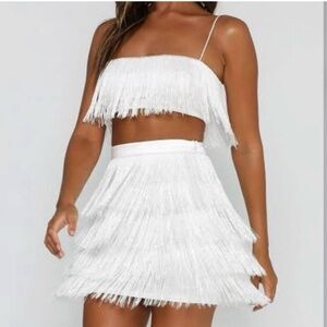 Meshki 2 piece fringe set